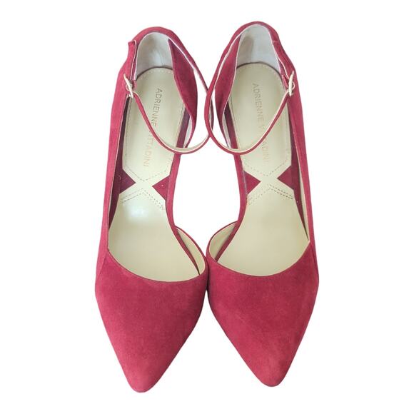 Adrienne Vittadini High Heels Pump Ankle Strap Pointed Toe Pink Women's US 7 - Picture 3 of 9